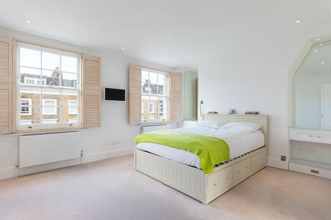 14 Halsey Street SW3 - градска къща в Челси - спалня - Ръсел Симпсън