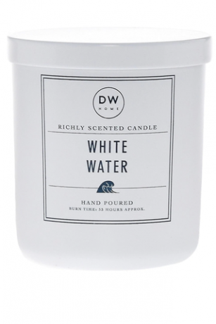 Свещ с аромат на бяла вода