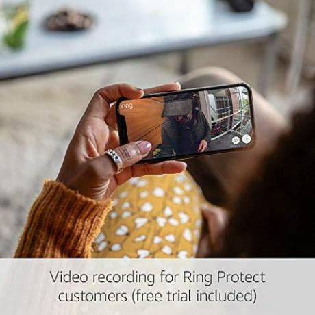Камера за звънене на врата | Ново видео звънене на врата, което замества вашия мащаб с 1080p HD видео и двупосочен разговор | За врати с дебелина 34-55 мм