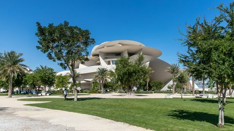 екстериор на националния музей на Катар