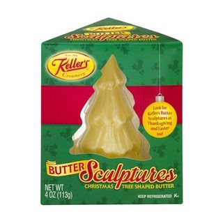 Скулптури на коледно дърво на Keller's Butter Shaped Butter