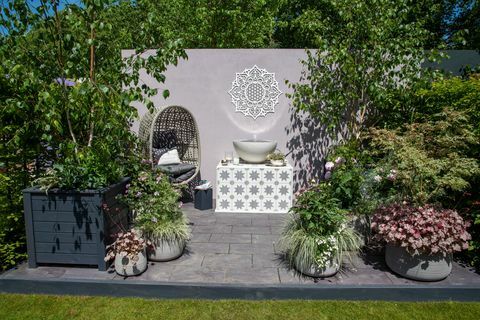 шоу на цветя в Челси 2022 балкон градина
