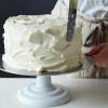 Тази обикновена бяла торта има празнична изненада отвътре!