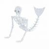 Този 5-футов блестящ скелет на русалка ще освети тревата ви с подводни вибрации