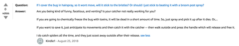 Въпроси и отговори на Amazon's Critter Catcher Catcher