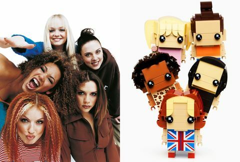 комплект lego brickheadz spice girls