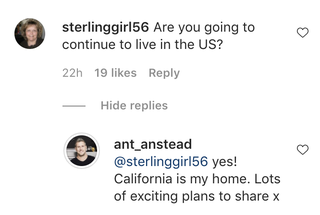 ant anttead ще продължи да живее в Америка въпреки разделянето от christina anstead