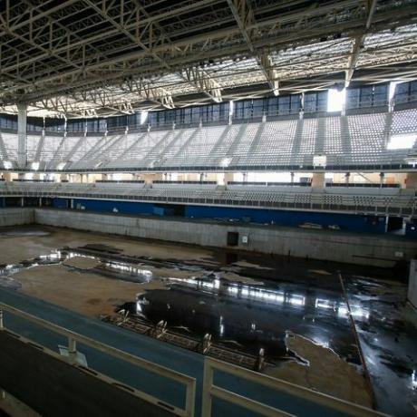 олимпийският парк 9 месеца след олимпийските игри в Рио 2016