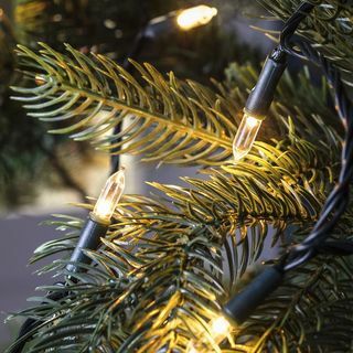 150 топли бели LED традиционни светлини за коледно дърво