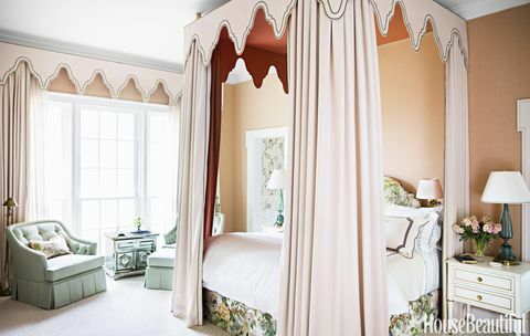 розова спалня от Celerie kemble и Lindsey Herod
