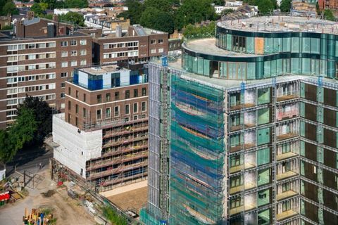 Kensington Row нов блок за жилищно развитие за жертви на пожар Grenfell Tower