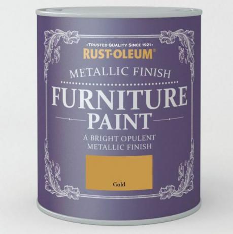 Rust-Oleum Gold Metallic Finish боя за мебели