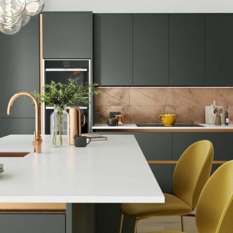 модерен кухненски дизайн метални акценти къща красива кухня islington алпийска домашна база