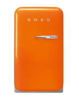 Smeg 1,5 cu ft. Компактен хладилник, оранжев