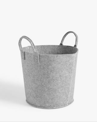 Къща от John Lewis Felt Bucket за съхранение, тъмно сиво