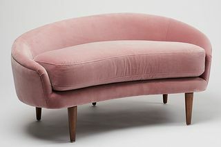 Диван Luna Dusty Pink Velvet Loveseat