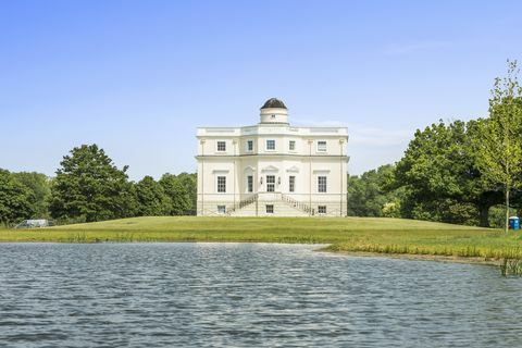 The Kings Observatory, Old Deer Park, Richmond - езеро - Джаксън-Стопс