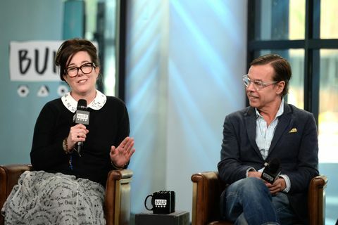 Дизайнерите Кейт Спид и Анди Спид присъстват на AOL Build Series, за да обсъдят най-новия си проект Frances Valentine в Build Studio на 28 април 2017 г. в Ню Йорк. 