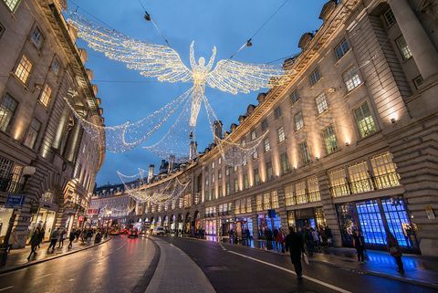 Коледни светлини Regent Street