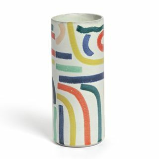 Керамична многоцветна ваза