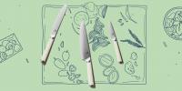 Триото комплект ножове на Material е от съществено значение за домашните готвачи