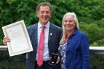 RHS Челси: Монти Дон награден с почетен медал на RHS Victoria