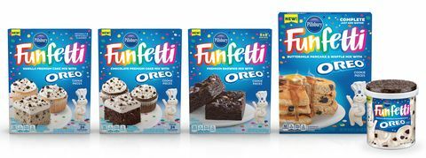 pillsbury печене funfetti и oreo бисквитка линия