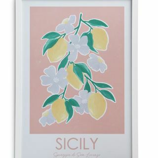 Сицилийска флорална рамка за стена