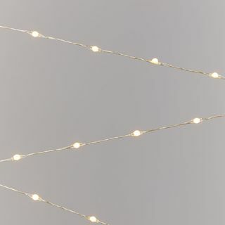320 LED светлини, злато / топло бяло, 24м