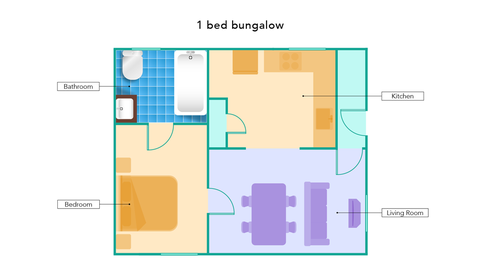 съотношение баня към спалня, план на етажа