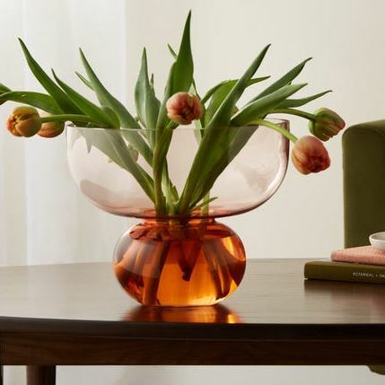 Двуцветна ваза Elements Sculpted 20см