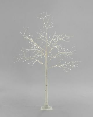 Предварително запалено дърво от бреза, чисто бяло, 6 фута