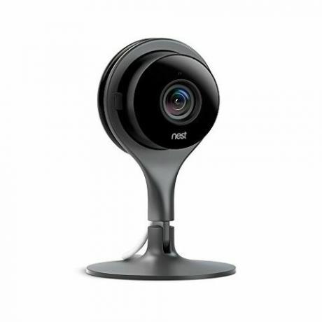Камера за сигурност на Nest, следете какво има значение за вас отвсякъде, за употреба на закрито, работи с Alexa [1 камера]