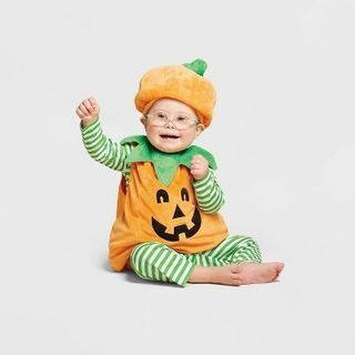 Бебешка плюшена тиква Хелоуин костюм жилетка - Hyde & EEK! Boutique ™: Цел