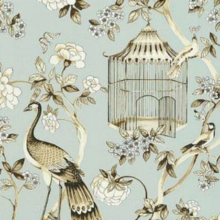 Минерален тапет на Schumacher Oiseaux Et Fleurs