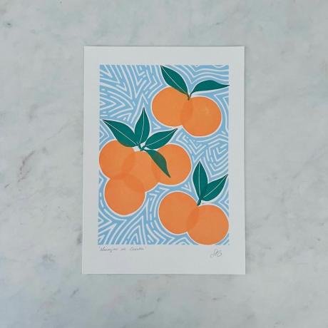 Портокали A4 Print - Naranjas de Sevilla