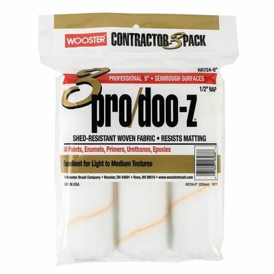 9 инча х 1/2 инча Pro / Doo-Z тъкан ролков капак с висока плътност (3 опаковки)