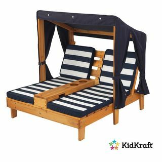 Шезлонг с двойно шезлонг Kidkraft с държач за чаши