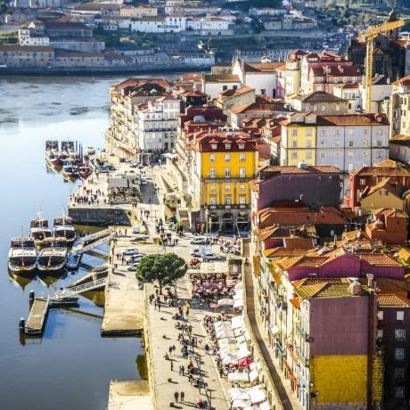 Изглед на Порто от моста Дом Луис I