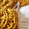 HB обича... Супер груби плетени одеяла от Лорън Астън