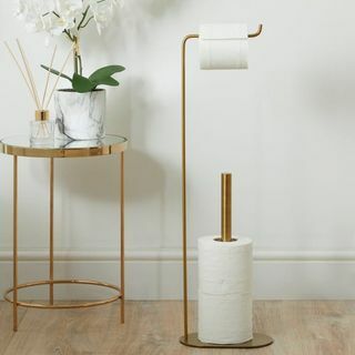 Curves Gold Toilet Butler