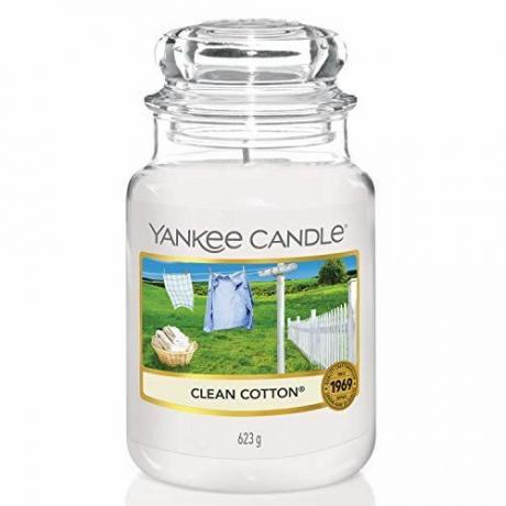 Свещ Yankee Свещ от чист памучен голям буркан