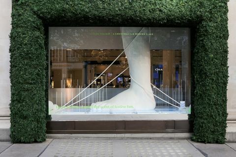 Selfridges Коледен дисплей на прозореца, Лондон Оксфорд Стрийт