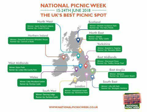 Най-добрите места за пикник във Великобритания - Национална седмица за пикник