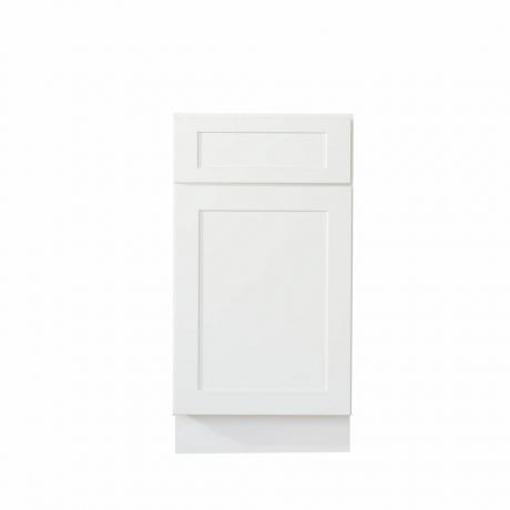 Бременски шкаф Шкаф в стил шейкър, боядисан в бяло от бреза