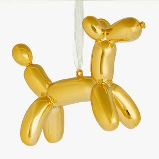 Поп арт балон куче фенерче, злато