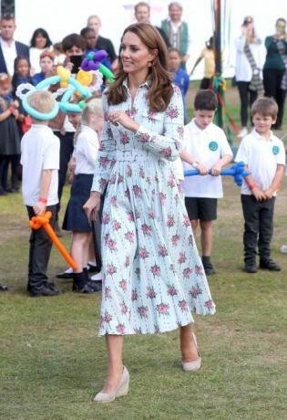Херцогинята на Кеймбридж присъства на фестивала „Назад към природата“