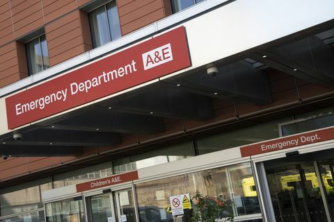 A&E отделение на кралската болница в Лондон