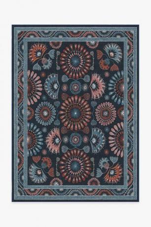 Iris Apfel Suzani Mosaic Navy Многоцветен килим