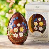 Големи млечни шоколадови пролетни цветя Яйце